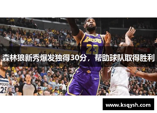 森林狼新秀爆发独得30分，帮助球队取得胜利